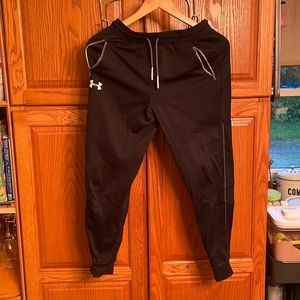 Black Under Armour Youth Large Sweatpants